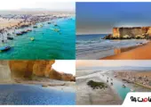 چند نمونه از ساحل قشم در یک قاب