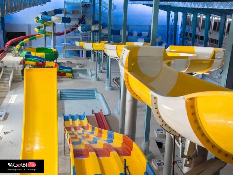تجربه تفریح در استخر پارک آبی تبریز