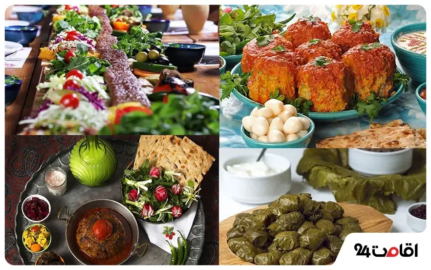 بهترین غذا های تبریز