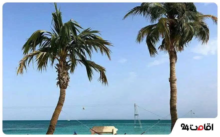 زیباترین ساحل کیش