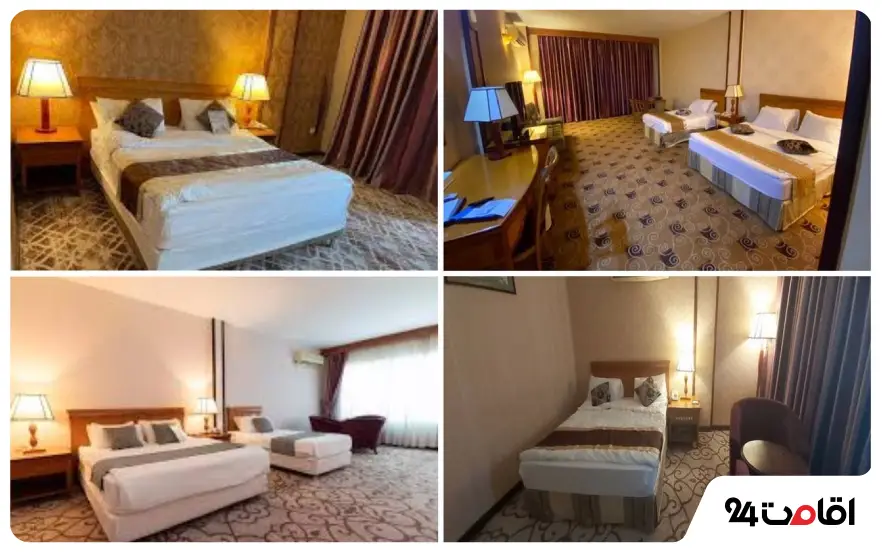 Types of rooms at Parmis Hotel Kish