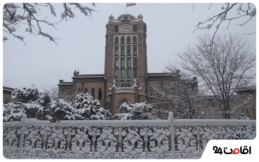 تبریز در زمستان