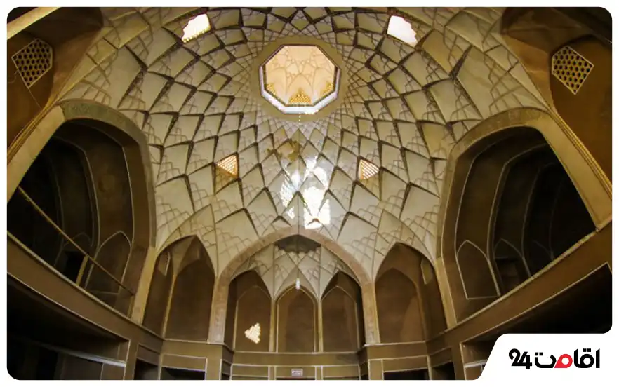 معماری خانه عباسیان کاشان