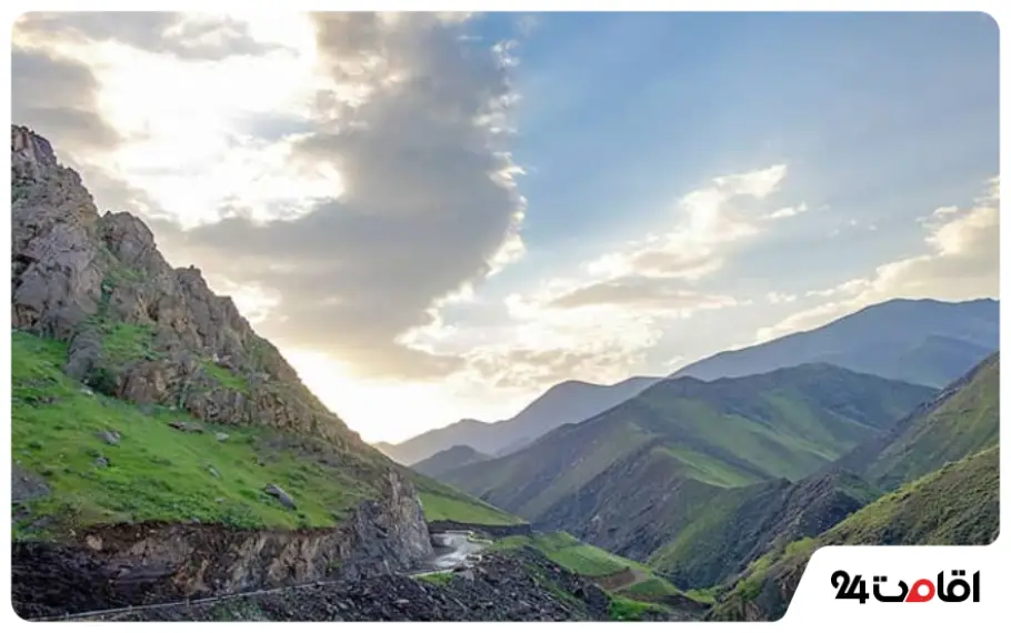 کندر یکی از زیباترین روستاهای اطراف تهران 