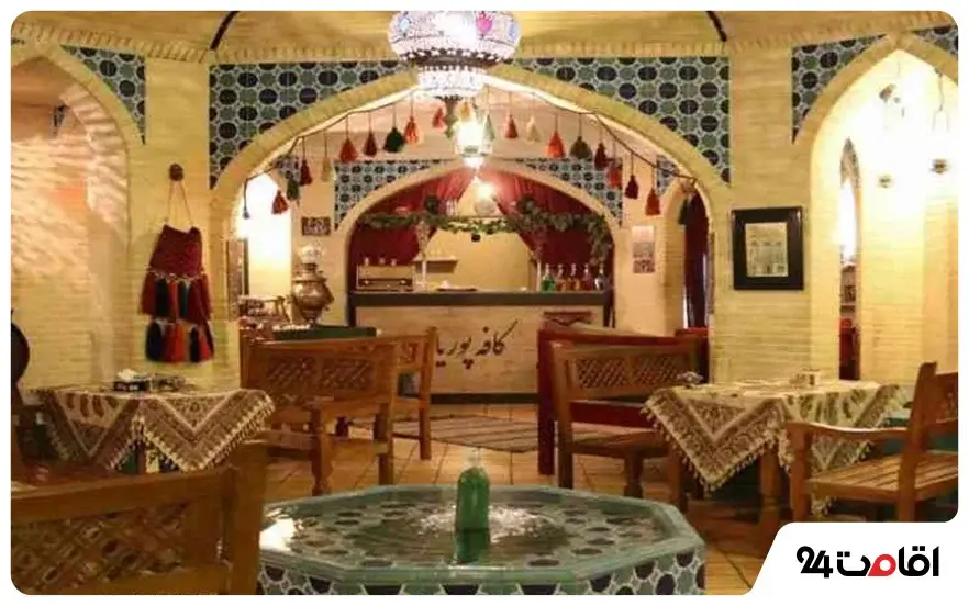 رستوران سنتی پوریا هتل پارمیس کیش