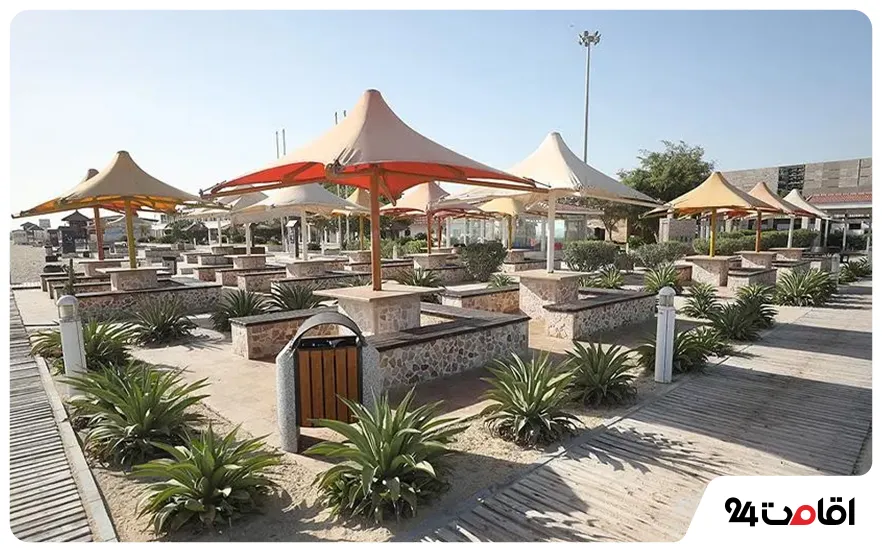 بخش های مختلف پلاژ بانوان