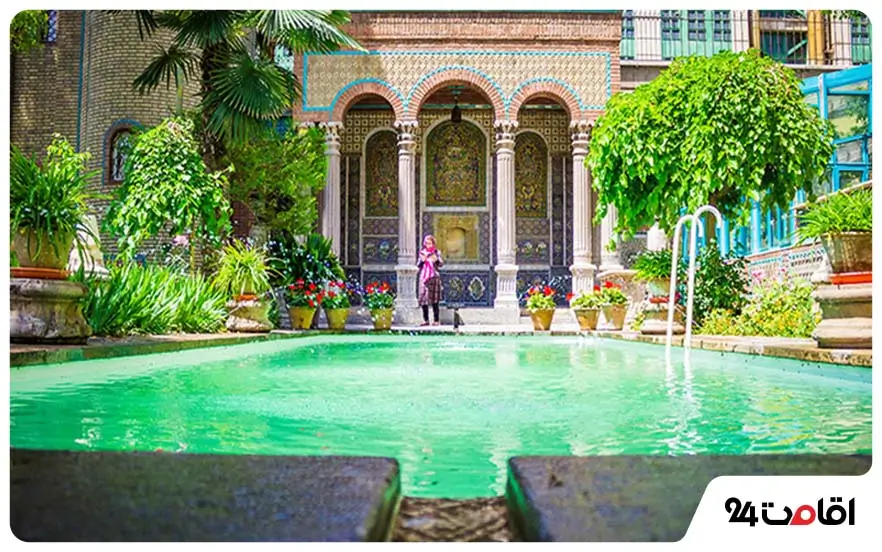 خانه موزه مقدم یکی از جاهای دیدنی در تهران در تابستان 
