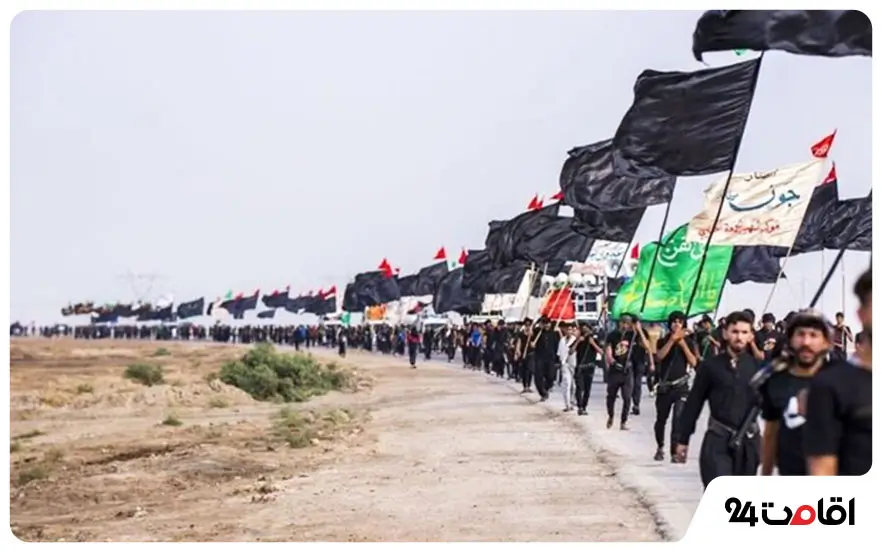 مراسم اربعین در کربلا