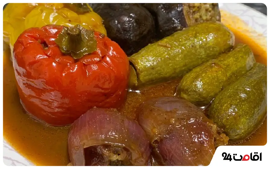 دلمه عراقی؛ غذای کربلا با سبزیجات و گوشت