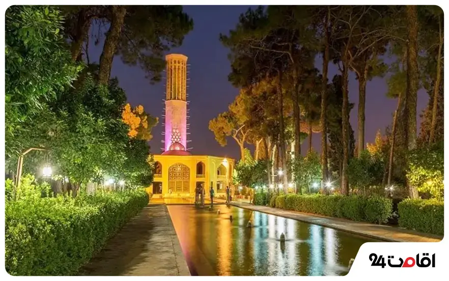 باغ دولت‌آباد یکی از جاهای دیدنی یزد در تابستان