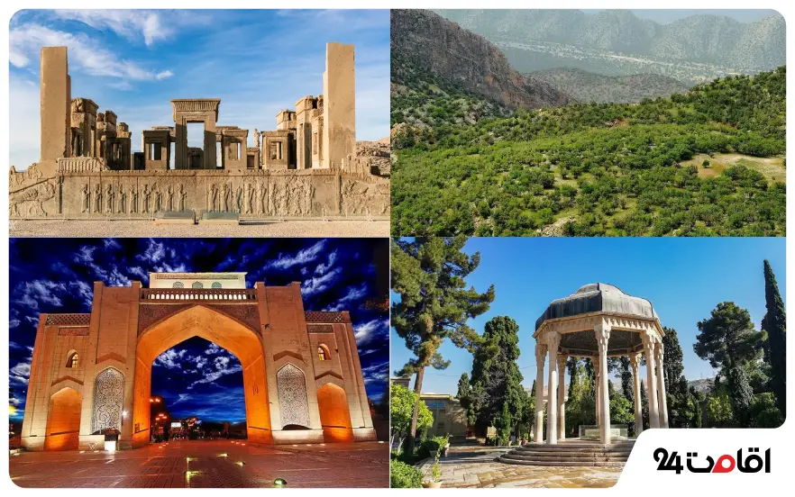 جاهای دیدنی شیراز در تابستان