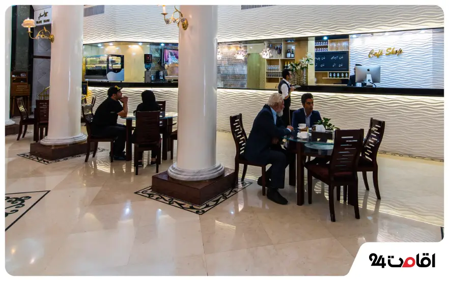 عکس کافی شاپ هتل قصر 