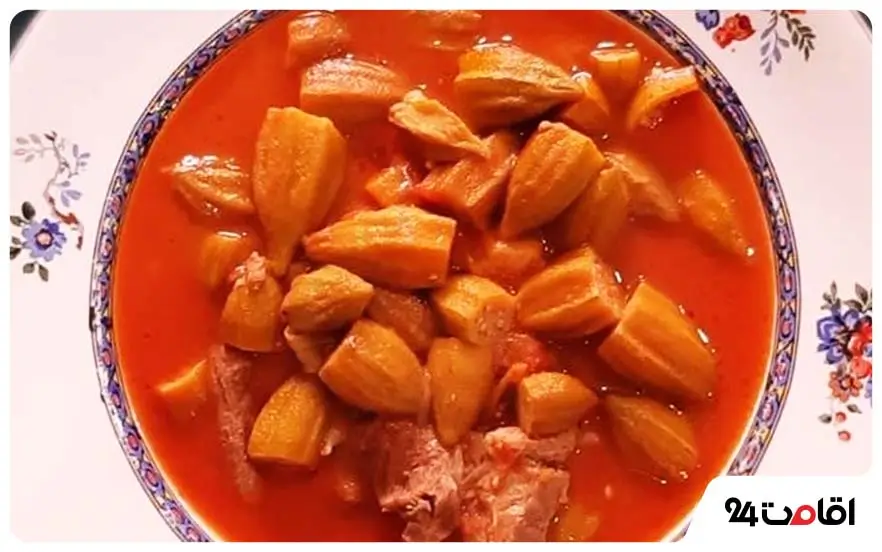 مرق البامیه؛ یکی از غذاهای کربلا با طعمی خاص