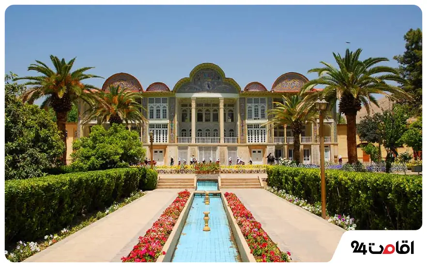 باغ نارنجستان قوام یکی از زیباترین جاهای دیدنی شیراز در تابستان