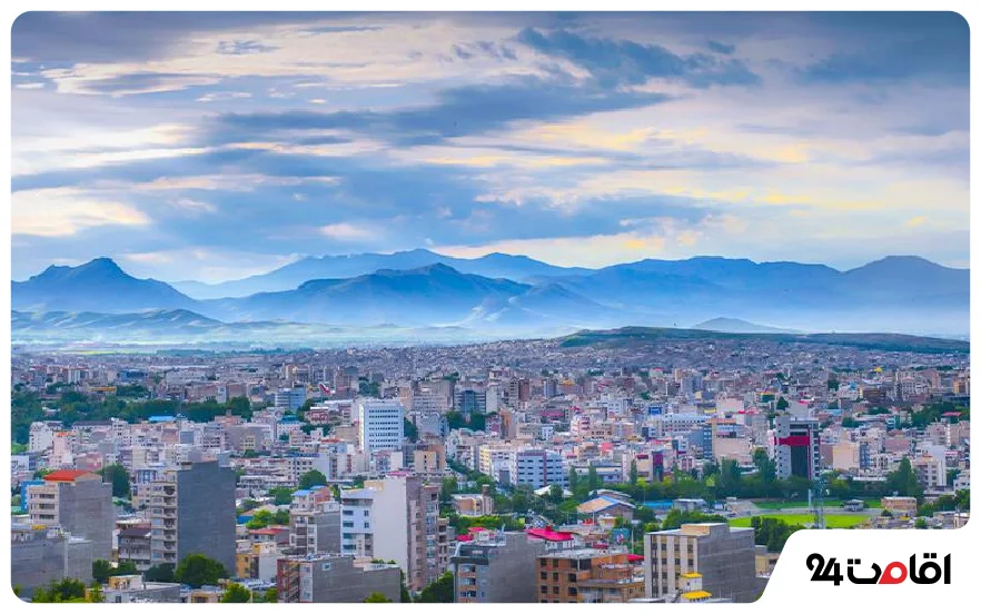 نمایی زیبا از شهر ارومیه