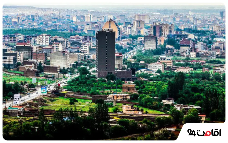 نمایی از شهر ارومیه