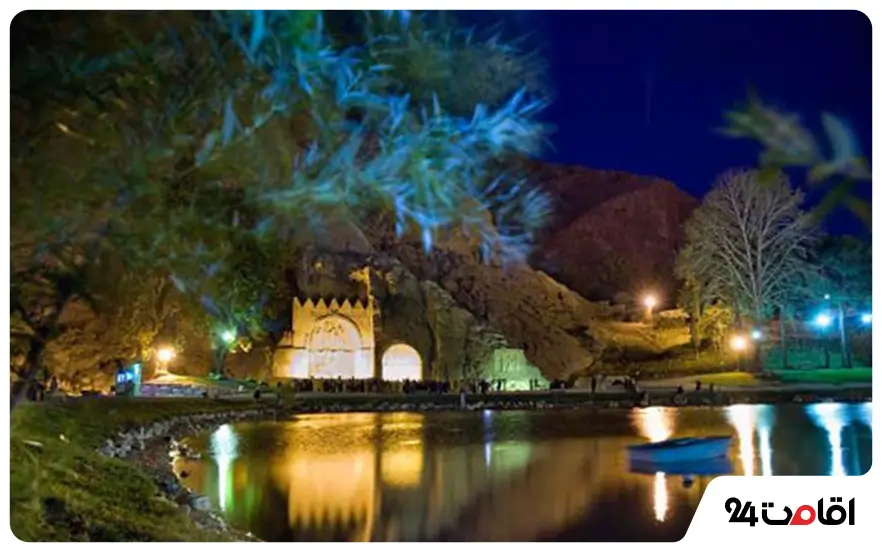 کرمانشاه در شب