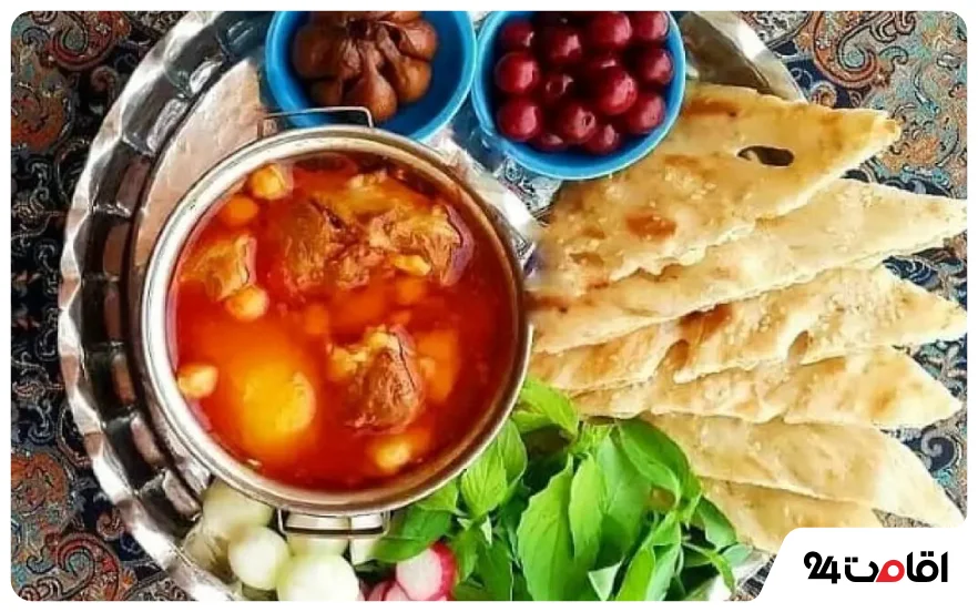 آبگوشت هویج برگه