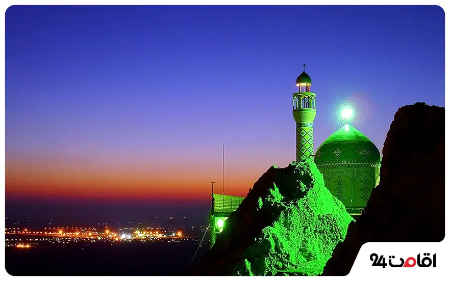 جاهای دیدنی قم در شب
