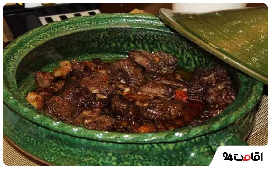 گمج کباب غذای شمالی