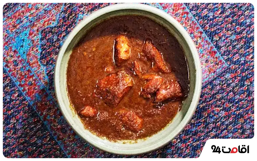 خورشت خروخرما گوشت