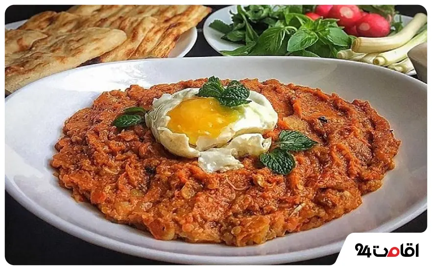 میرزا قاسمی غذای سنتی ماسوله