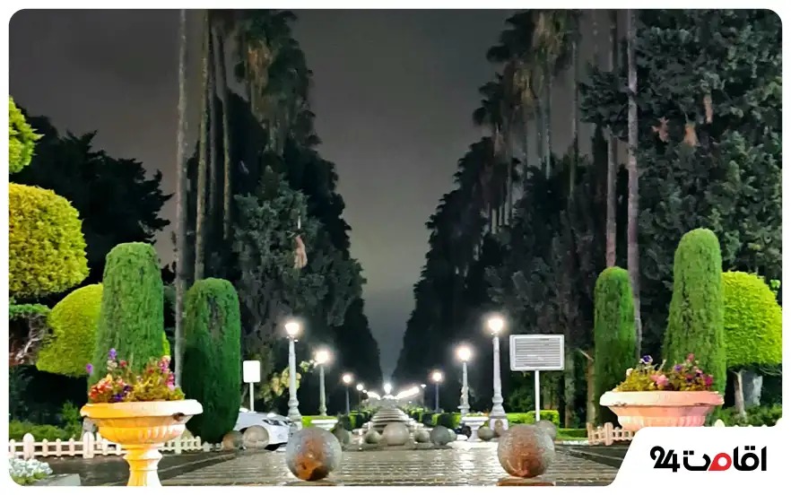 عکس شهر رامسر در شب