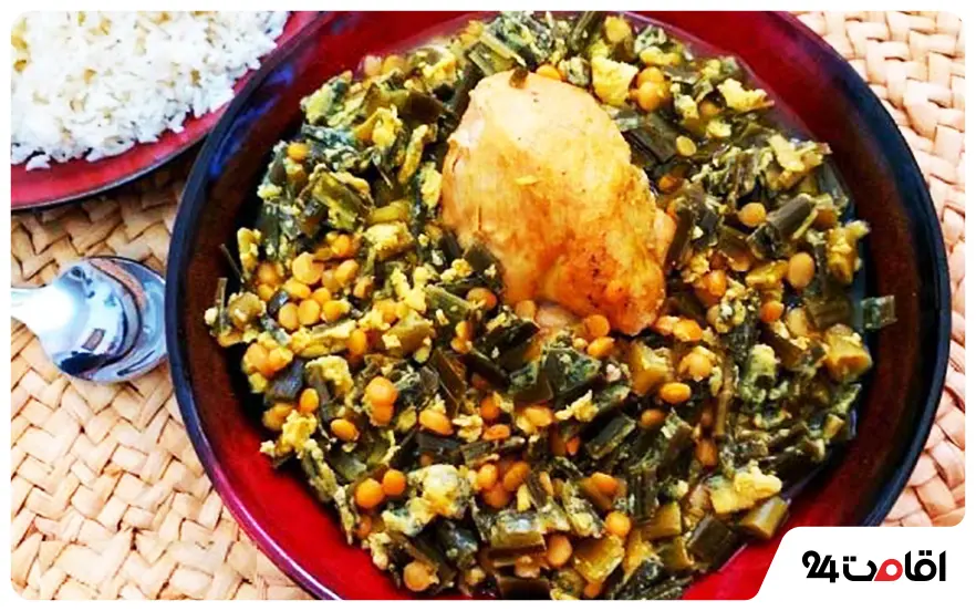 سیر قیله غذای شمالی