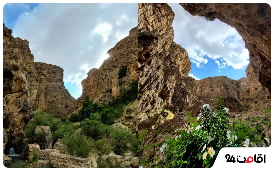 تنگ وِستگان یکی از دیدنی های گندمان