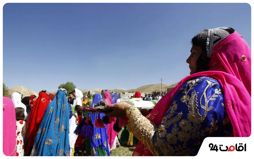 آداب و رسوم گندمان در عروسی و ازدواج