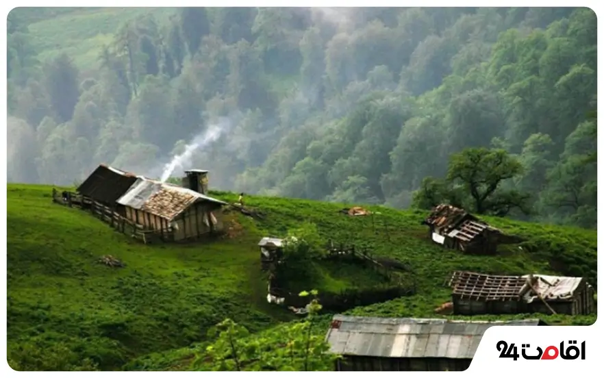 جاهای دیدنی فومن در بهار