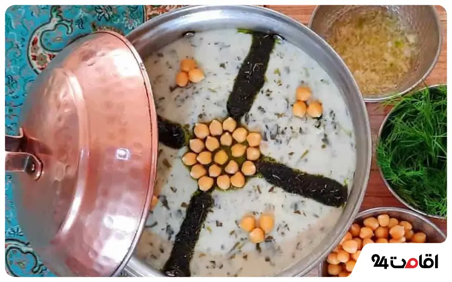 آش دوغ در مشگین‌شهر