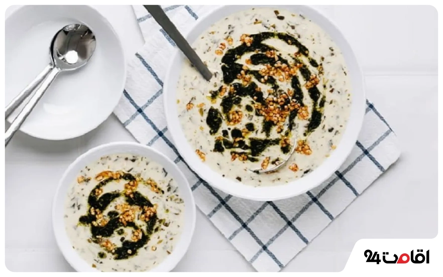 ۱۹ تا از غذاهای محلی بهشهر؛ غذای سنتی بهشهر را کجا بخوریم؟ 5 آش دوغ بهشهر