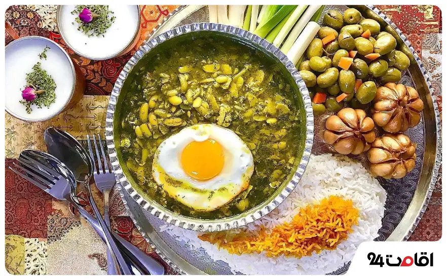 غذاهای محلی سوادکوه 2 باقلاقاتق