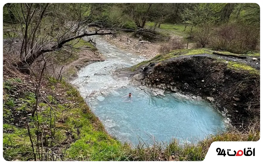 چشمه آب گرم بلیران آمل
