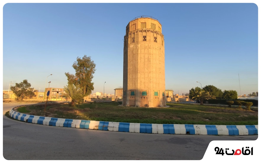 معرفی جاهای دیدنی آبادان با عکس 11 برج آب بوارده