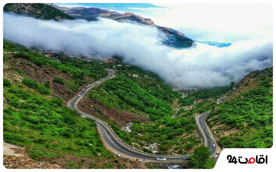 18 تا از بهترین جاده های شمال؛ جاهای دیدنی و لوکیشنهای عکاسی 2 جاده چالوس