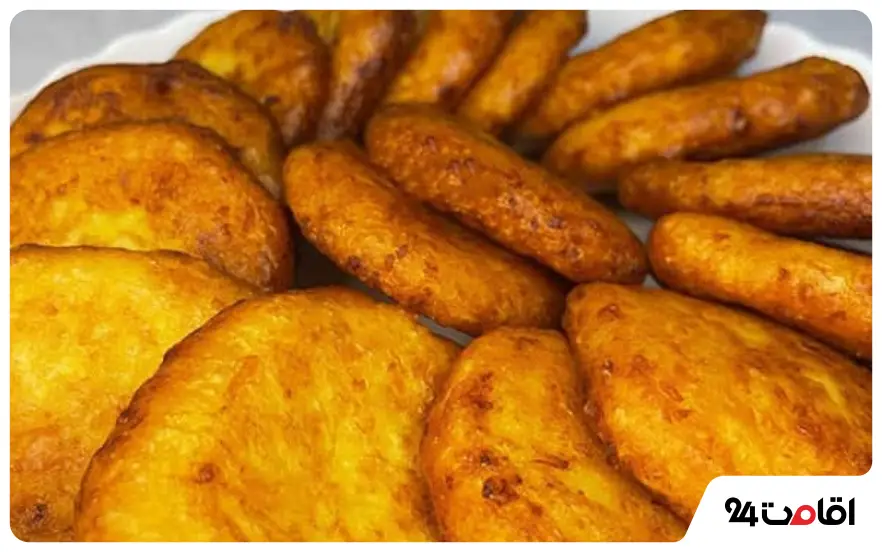 غذاهای محلی سوادکوه 7 ارسیولی (نان برنجی)