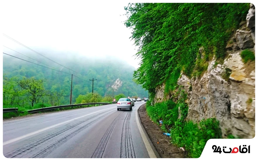 18 تا از بهترین جاده های شمال؛ جاهای دیدنی و لوکیشنهای عکاسی 3 جاده هراز یکی از معروفترین جاده های شمال