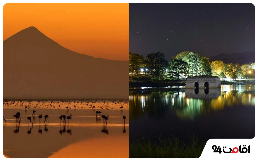 جاهای دیدنی بهشهر در شب