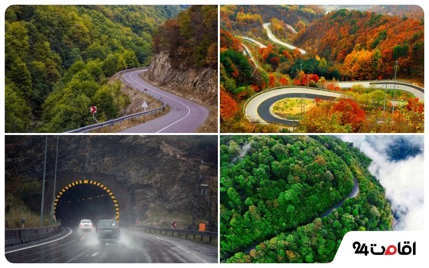 بهترین جاده های شمال