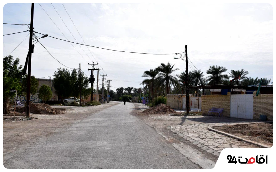 معرفی جاهای دیدنی آبادان با عکس 16 روستای شلحه امام حسن عسکری