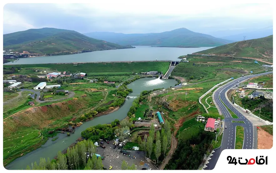 دریاچه سد مهاباد