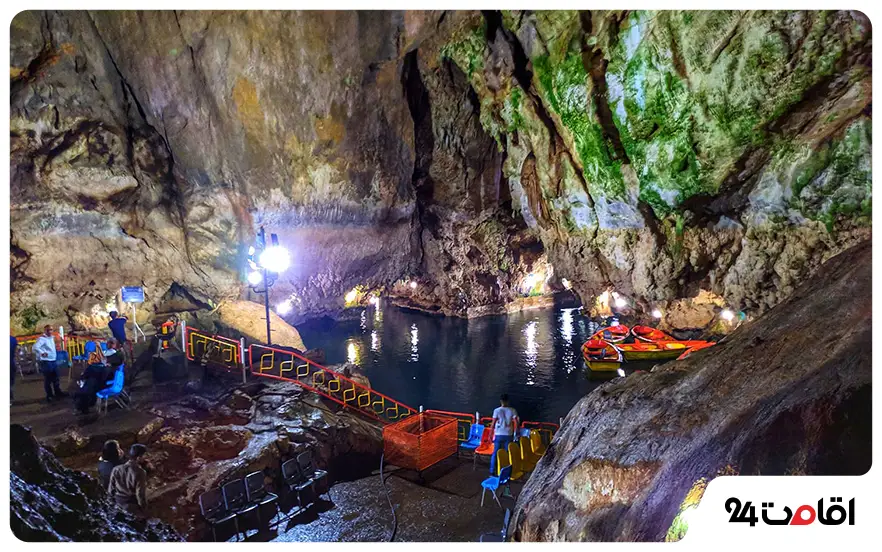 غار آبی سهولان مهاباد