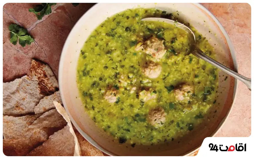 شوربا قیمه ریزه