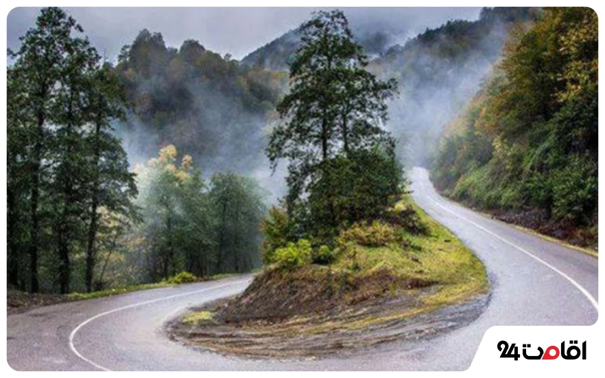 18 تا از بهترین جاده های شمال؛ جاهای دیدنی و لوکیشنهای عکاسی 15 جاده سیاهکل به دیلمان