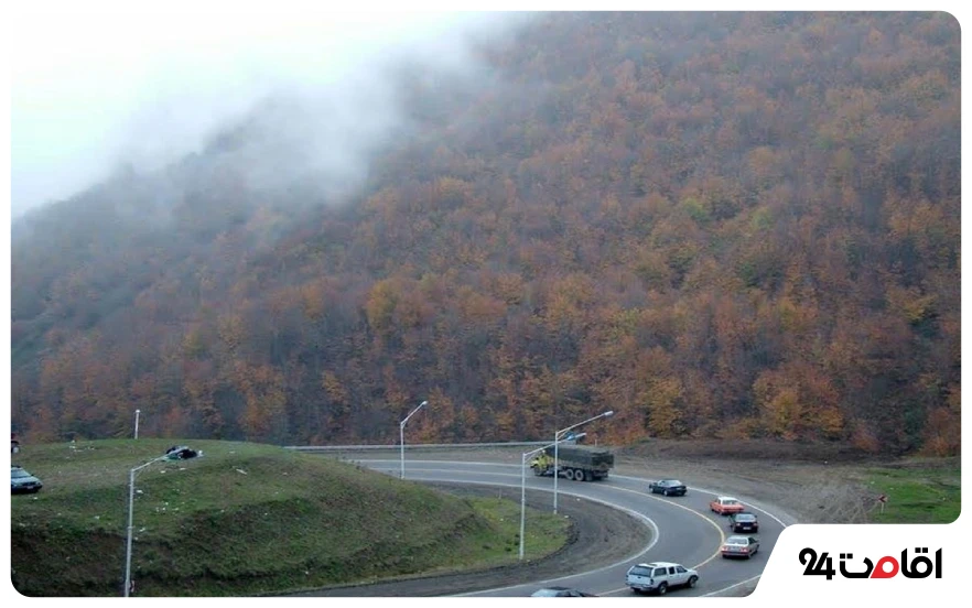 18 تا از بهترین جاده های شمال؛ جاهای دیدنی و لوکیشنهای عکاسی 19 جاده کلیبر به آستارا