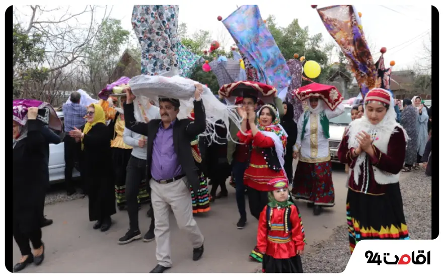 مراسم عروسی در سوادکوه