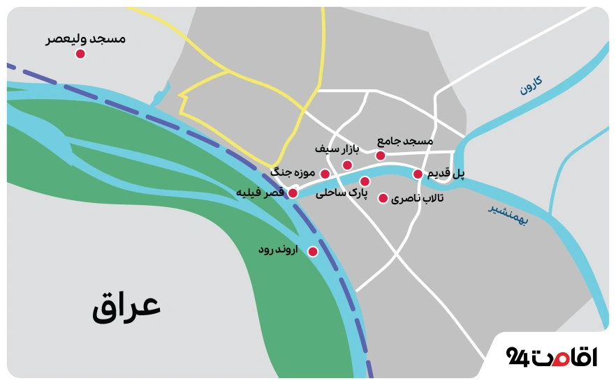 نقشه خرمشهر