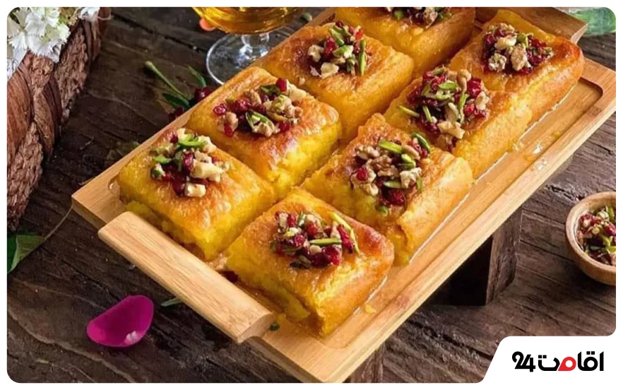 معرفی بهترین غذاهای قزوین؛ غذای سنتی قزوین را کجا بخوریم؟ 4 کوکو شیرین